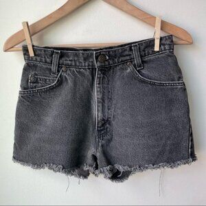 Vintage Orange Tab Levi's Cut Off Denim Shorts
